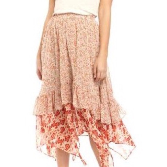 Free people Zuma Drippy midi skirt - Picture 2 of 8